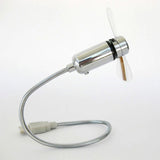 Mini USB Fan Flexible LED Clock