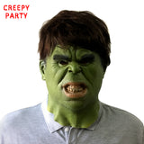 The Hulk Masks Men's Scary Full Face Latex Mask Superhero Movie Realistic Cosplay Party Mask for Halloween Costume Props