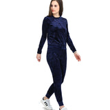 Plus Size Two Piece Set Velvet Hoodies Tracksuit