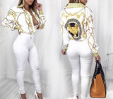 Chain Printed Basic Shirt