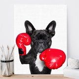Frameless Cartoon Oil Canvas Painting