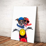 Frameless Cartoon Oil Canvas Painting
