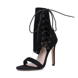 Women Sandals 2018 Fashion Summer Gladiator Sandals Woman Shoes Lace Up Ankle Strap High Heels Party Shoes Sapatos
