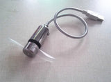 Mini USB Fan Flexible LED Clock