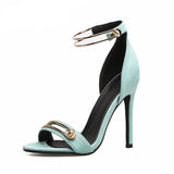 Women Pumps Ankle Strap High Heels Thin Heel Woman Pumps Ankle Strap Party Shoes Wedding Shoes Sapatos