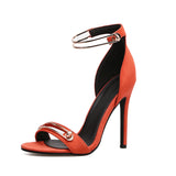 Women Pumps Ankle Strap High Heels Thin Heel Woman Pumps Ankle Strap Party Shoes Wedding Shoes Sapatos