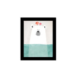 Cartoon Male&Female Bear Canvas Art Print Painting