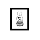 Cartoon Character Frame less Oil Wall Art Canvas Painting